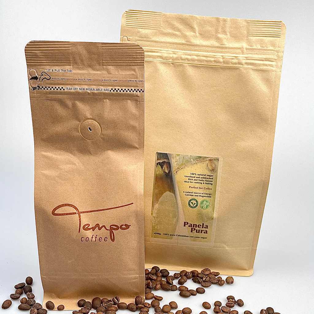 Pure Colombian Coffee + “Panela Pura” Natural Sugar Set - Tempo Coffee
